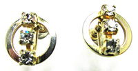 Sarah Coventry Vintage 1950s Designer Rhinestone Jewelry Set - Earrings - Thumbnail