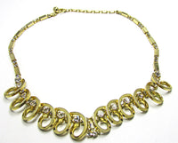 Sarah Coventry Vintage 1950s Designer Rhinestone Jewelry Set - Necklace - Thumbnail