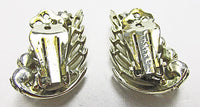 Lisner Vintage Distinctive 1950s Aurora Borealis and Pearl Earrings - Thumbnail