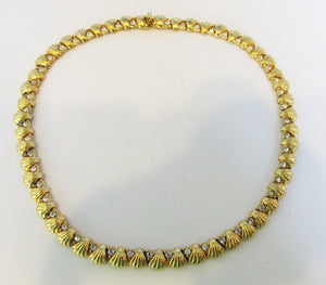 Vintage 1960s Sophisticated  Contemporary Style Link Necklace