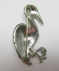 Vintage Book Piece 1930s Beautiful Figural Bird Pin - Thumbnail