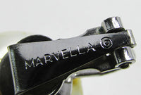 Marvella Vintage 1950s Mid-Century Bold Pearl Cabochon Button Earrings - Thumbnail