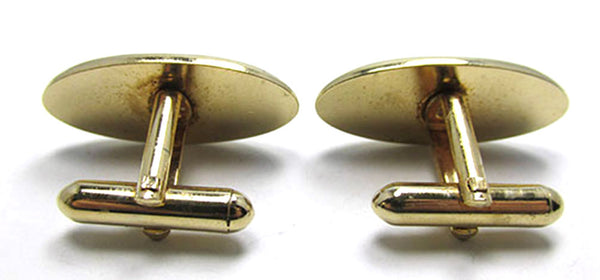 Vintage Men's Jewelry 1960s Distinctive Contemporary Style Cufflinks - Back