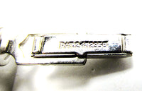 Vintage 1950s Men's Jewelry Mid-Century Geometric Silver Cufflinks - Patent Number - Thumbnail