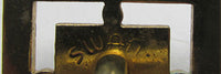 Signed Swank Vintage1960s Men's Designer Engraved Gold Cufflinks - Signature - Thumbnail