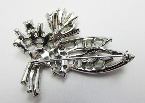 Beautiful Vintage Mid Century 1950s Floral Bouquet Pin