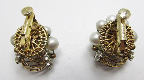 Vendome Vintage Stunning Avant-Garde Retro Earrings