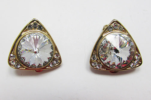 Vintage 1960s Gorgeous Contemporary Style Geometric Earrings
