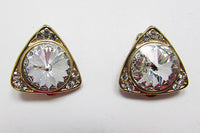 Vintage 1960s Gorgeous Contemporary Style Geometric Earrings - Thumbnail