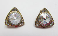Vintage 1960s Gorgeous Contemporary Style Geometric Earrings - Thumbnail
