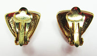 Vintage 1960s Gorgeous Contemporary Style Geometric Earrings - Thumbnail