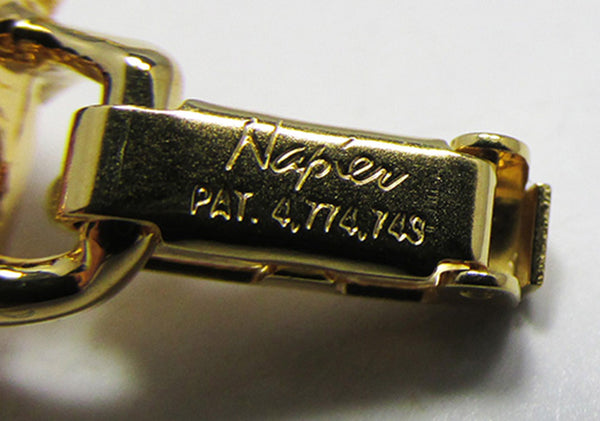 Napier 1960s Vintage Jewelry Gorgeous Leaf Necklace and Bracelet - Signature