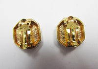Swarovski Vintage 1970s Contemporary Style Geometric Earrings - Thumbnail