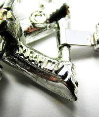 Sarah Coventry Vintage Jewelry 1960s Geometric Diamante Bracelet  - Signature - Thumbnail