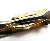 Hickok 1950 Men's Vintage Jewelry Mid Century Gold Minimalist Tie Clip - Signature - Thumbnail