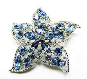 Sarah Coventry 1960s Vintage Jewelry Star Fire Collection Diamante Pin - Front