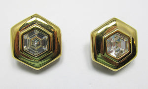 Swarovski Vintage 1970s Eye-Catching Contemporary Style Earrings