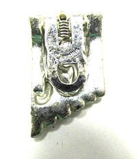 Vintage 1930s Costume Jewelry Delicate Art Deco Geometric Dress Clip - Back - Thumbnail