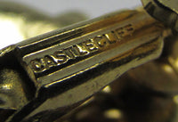 Castlecliff Vintage Retro Lovely Pearl Geometric Button Earrings - Thumbnail