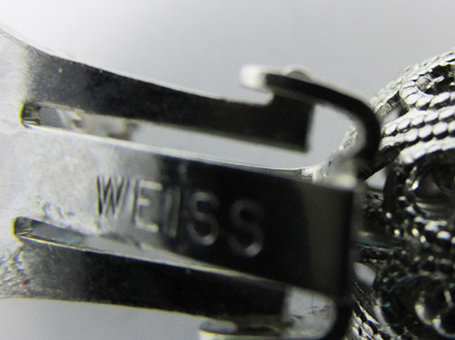 Irresistible Weiss Vintage 1950s Mid-Century Rhinestone Drop Earrings