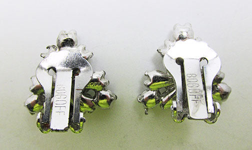 Bogoff Vintage Mid Century Brilliant Geometric Earrings