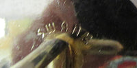Swank 1950s Vintage Jewelry Men's Mid-Century Etched Cufflinks - Signature - Thumbnail