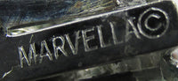 Marvella Vintage Striking 1950s Pearl and Rhinestone Button Earrings - Thumbnail