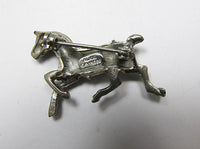 Alice Caviness Vintage Mid Century 1950s Figural Horse Pin - Thumbnail