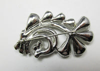 Bogoff Vintage 1950s Mid Awesome Floral Rhinestone Bouquet Pin - Thumbnail