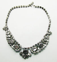 Vintage 1950s Gorgeous Sapphire Blue and Moonstone Necklace - Thumbnail