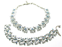 Star Vintage 1950s Jewelry Mid-Century Diamante Necklace and Bracelet