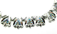 Star Vintage 1950s Jewelry Mid-Century Diamante Necklace and Bracelet