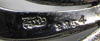 Boucher Vintage Eye-Catching 1930s Sterling Silver Ribbon Bow Pin - Thumbnail