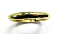 Vintage 1980s Costume Jewelry Minimalist Clear Diamante Cuff Bracelet - Back - Thumbnail