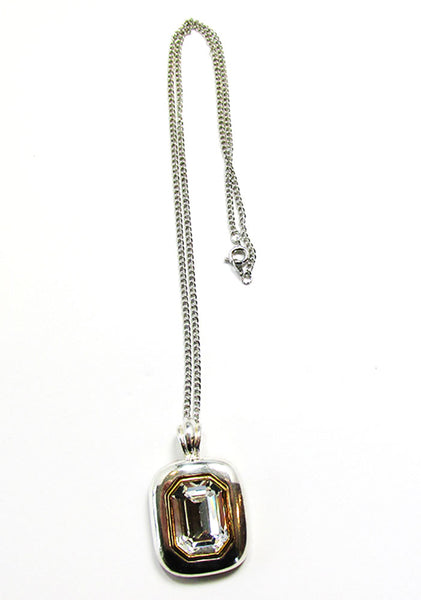 Premier Designs 1980s Vintage Contemporary Style Diamante Set - Necklace
