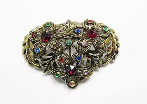 Antique/Vintage 1910s Distinctive Art Nouveau Floral Pin
