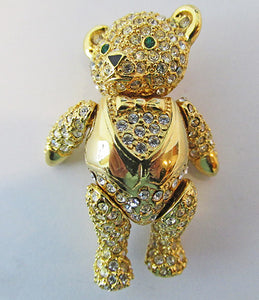 Joan Rivers Vintage Contemporary Style Adorable Teddy Bear Pin