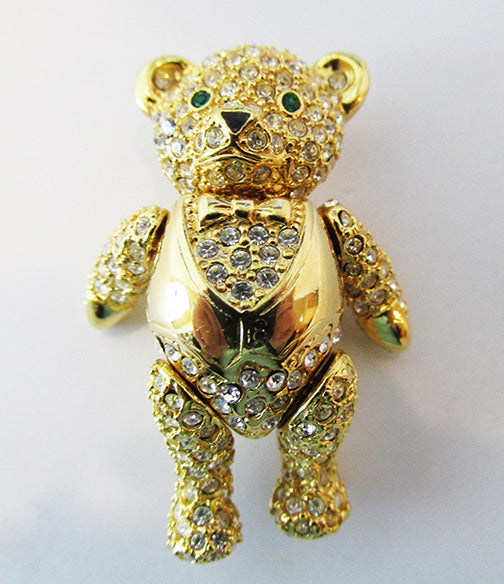 Joan Rivers Vintage Contemporary Style Adorable Teddy Bear Pin