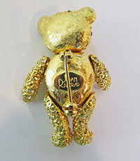 Joan Rivers Vintage Contemporary Style Adorable Teddy Bear Pin - Thumbnail