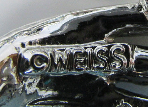 Weiss Vintage 1950s Distinctive Mid Century Circle Pin