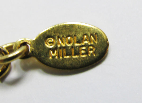 Nolan Miller Vintage  1980s Striking Contemporary Style Pearl Pendant