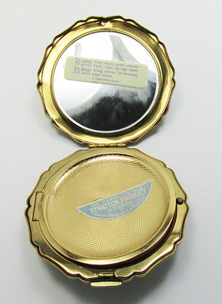 Stratton Vintage 1950s Mid Century Wedgewood Cameo Powder Compact