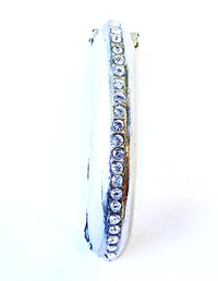 Signed WMCA Vintage 1930s Versatile Diamante Art Deco Dress Clip - Front - Thumbnail