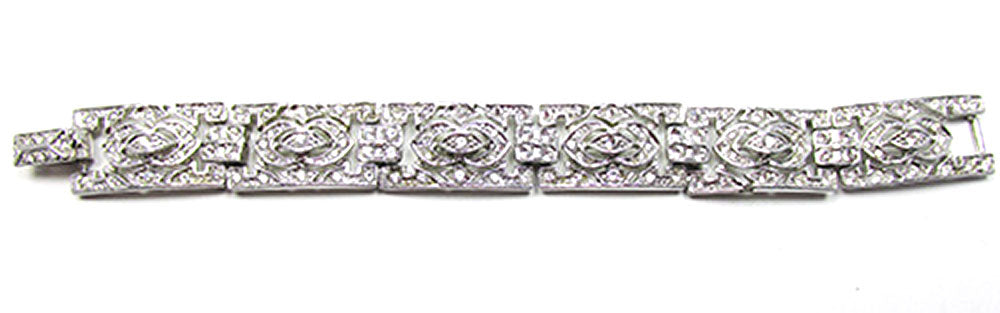 KJL (Kenneth J. Lane) Vintage Jewelry Sophisticated Diamante Bracelet
