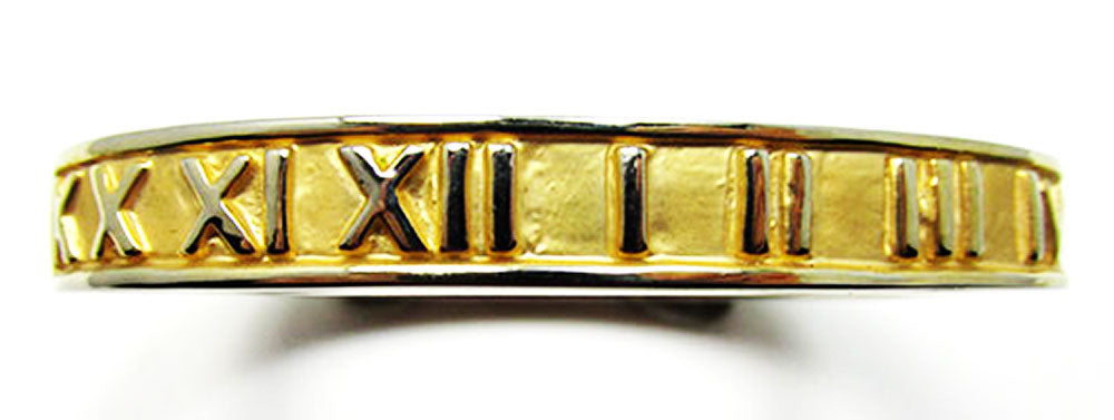 Gorgeous Vintage Jewelry 1970s Retro Contemporary Style Cuff Bracelet - Front