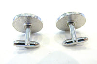 Hickok 1960s Mid-Century Men's Tasteful Hand Enameled Cufflinks - Back - Thumbnail