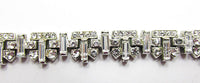 Crown Trifari Vintage Jewelry 1950s Mid-Century Diamante Bracelet