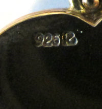Ross Simons Vintage 2000s Designer CZ and Gold Plated Heart Locket - Signature - Thumbnail
